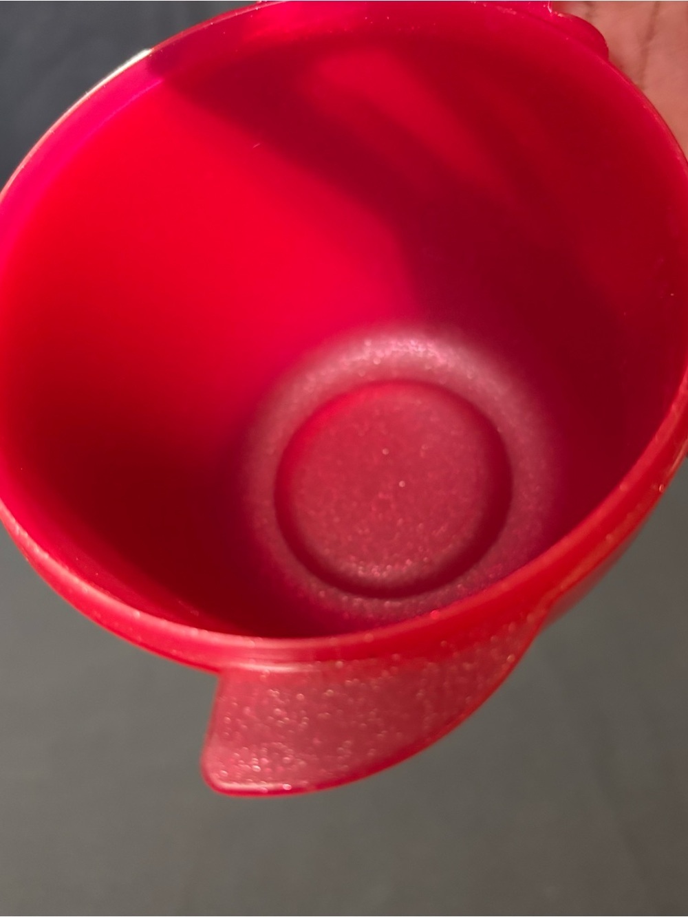 Tupperware Red Apple-Shaped Keeper Container - Picture 2 of 6